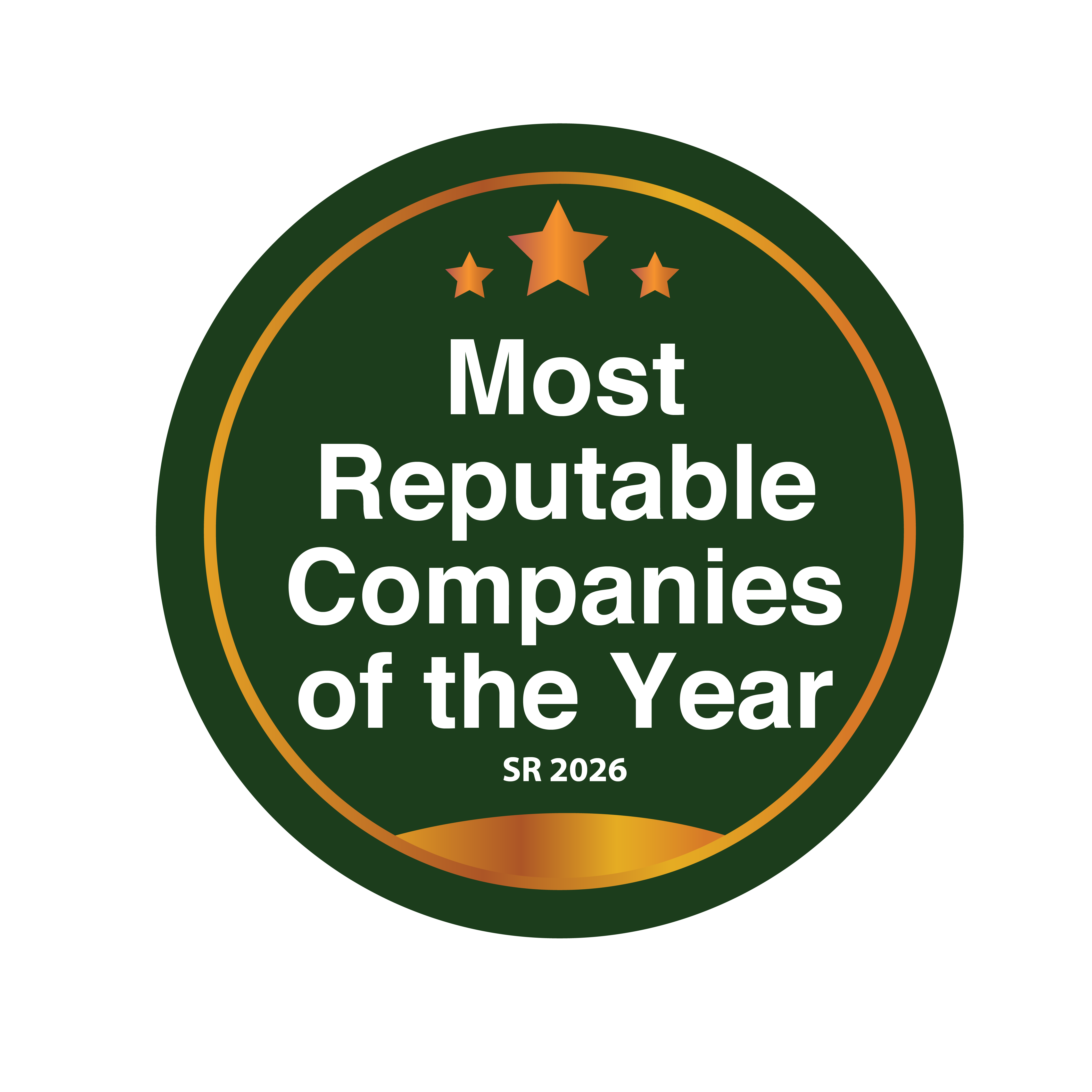 Most Reputable companies of the year 2026_Award Logo